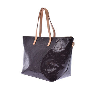 Louis Vuitton Tote Amaranth Bellevue Purple Bag Vernis Handbag